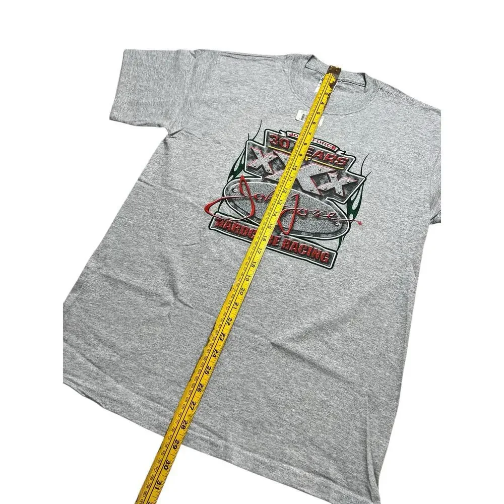 Vintage John Force 30 Years of HardCore Drag Racing Hot Rod Graphic T-shirt M - Picture 6 of 9